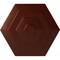 Ekena Millwork Woodruff Ceiling Medallion, Hand-Painted Antique Copper, 23 1/4"OD x 7/8"P CM23WFACS - alternate 1
